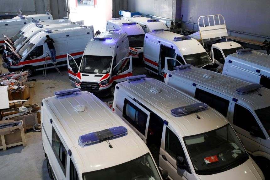 ALBANIAN COMPANY PRODUCES AMBULANCES FOR UKRAINE