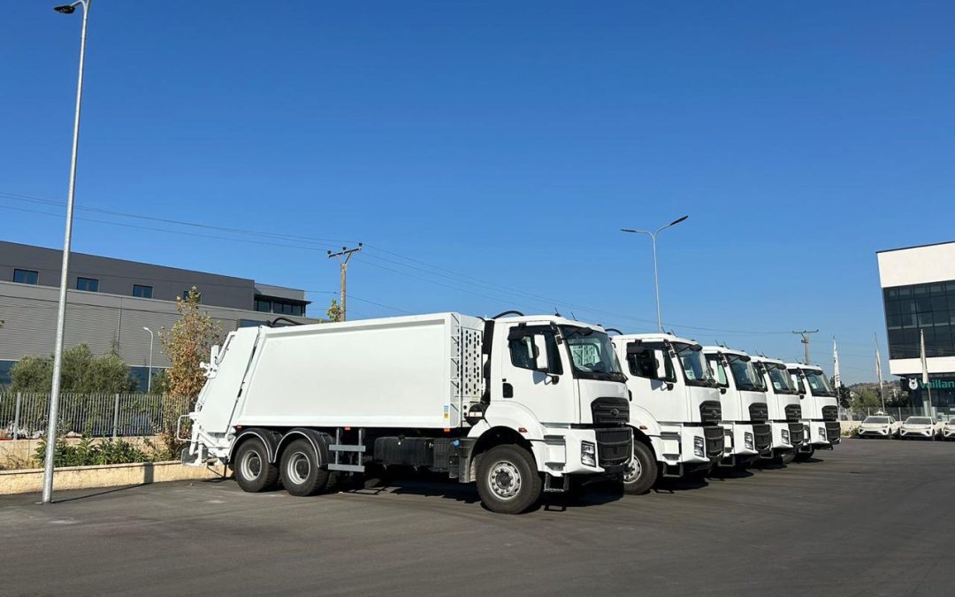 Bashkëpunimi midis TIMAK dhe GIZ në dorëzimin e Kamionave të Menaxhimit të Mbetjeve në Jordani